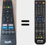 T&eacute;l&eacute;commande pour remplacer K5130H43U