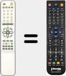 T&eacute;l&eacute;commande pour remplacer LCD42HDTK