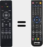 Télécommande pour remplacer LCDTV19111 (20539611)