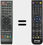 T&eacute;l&eacute;commande pour remplacer REMCON558