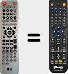 Télécommande pour remplacer 6710CDAK07A