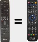Télécommande pour remplacer AKB37026803