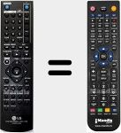 Télécommande pour remplacer AKB35912902