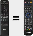 T&eacute;l&eacute;commande pour remplacer AKB36160901