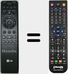 Télécommande pour remplacer AKB36160903