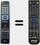 Télécommande pour remplacer AKB72914208