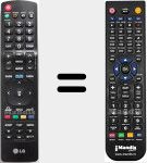 T&eacute;l&eacute;commande pour remplacer AKB72915246