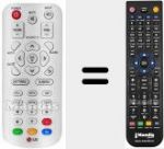 T&eacute;l&eacute;commande pour remplacer MKJ50025115