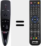 T&eacute;l&eacute;commande pour remplacer AKB73795402