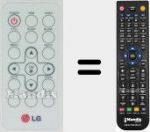 T&eacute;l&eacute;commande pour remplacer COV31606201