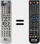 T&eacute;l&eacute;commande pour remplacer 6711R1P104C