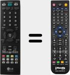 T&eacute;l&eacute;commande pour remplacer AKB33871410