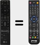 T&eacute;l&eacute;commande pour remplacer AKB37026823