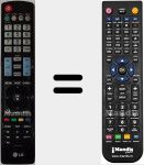 T&eacute;l&eacute;commande pour remplacer AKB72914209