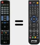 T&eacute;l&eacute;commande pour remplacer AKB73275651