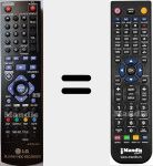 T&eacute;l&eacute;commande pour remplacer AKB73615501