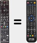 T&eacute;l&eacute;commande pour remplacer AKB73775819