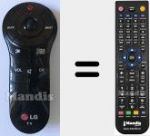 T&eacute;l&eacute;commande pour remplacer AN-MR400G (AKB73775902)