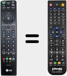 T&eacute;l&eacute;commande pour remplacer MKJ42519618