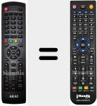 T&eacute;l&eacute;commande pour remplacer LT-2207AB