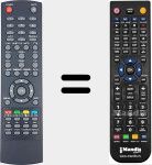 Télécommande pour remplacer LV6TMPVR4