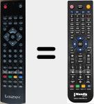 T&eacute;l&eacute;commande pour remplacer 839742