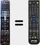 T&eacute;l&eacute;commande pour remplacer AKB73775639