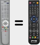 T&eacute;l&eacute;commande pour remplacer RC4 (89800A01)