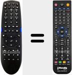 Télécommande pour remplacer MED600X3D