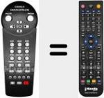 Télécommande pour remplacer REMCON875