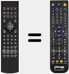 T&eacute;l&eacute;commande pour remplacer MEDIADISK ZX HD