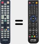 T&eacute;l&eacute;commande pour remplacer BN59-01039A (MI-BN5901039A)