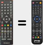 Télécommande pour remplacer RM-LE7