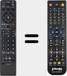 T&eacute;l&eacute;commande pour remplacer MKJ40653802-Bis