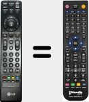 T&eacute;l&eacute;commande pour remplacer MKJ42519601