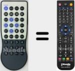 T&eacute;l&eacute;commande pour remplacer MOBILE-VIDEO-HDD (7900035-50)