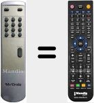 Télécommande pour remplacer MXHT510 (ver. 1)