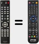 Télécommande pour remplacer RC002CD (307010035001M)