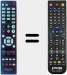 T&eacute;l&eacute;commande pour remplacer RC024SR (30701016800AD)