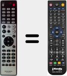 T&eacute;l&eacute;commande pour remplacer RC005CR (307010032002M)