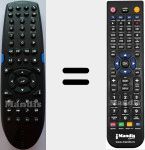 T&eacute;l&eacute;commande pour remplacer MED800X3D