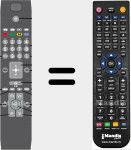 T&eacute;l&eacute;commande pour remplacer M6000