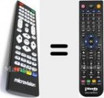 Télécommande pour remplacer 40FHDSMJ18-A