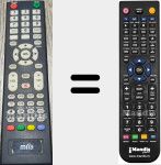 T&eacute;l&eacute;commande pour remplacer RCMT49KS02 V2