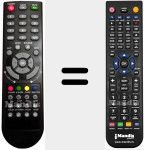 Télécommande pour remplacer Mob001
