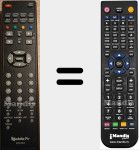 Télécommande pour remplacer STV15T (ver 1)