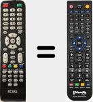 T&eacute;l&eacute;commande pour remplacer RC051