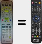 T&eacute;l&eacute;commande pour remplacer Movistar-1