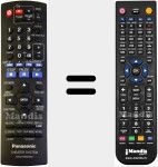 T&eacute;l&eacute;commande pour remplacer N2QAYB000093