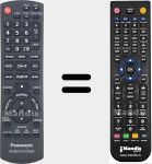 Télécommande pour remplacer Audio System (N2QAYB000522)